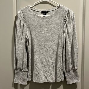 Express long puffer sleeve blouse